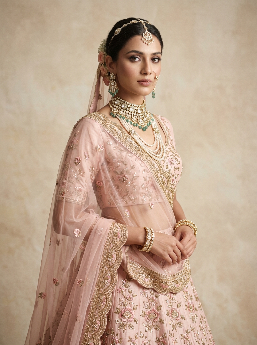 Simran - Pastel Blush Bridal